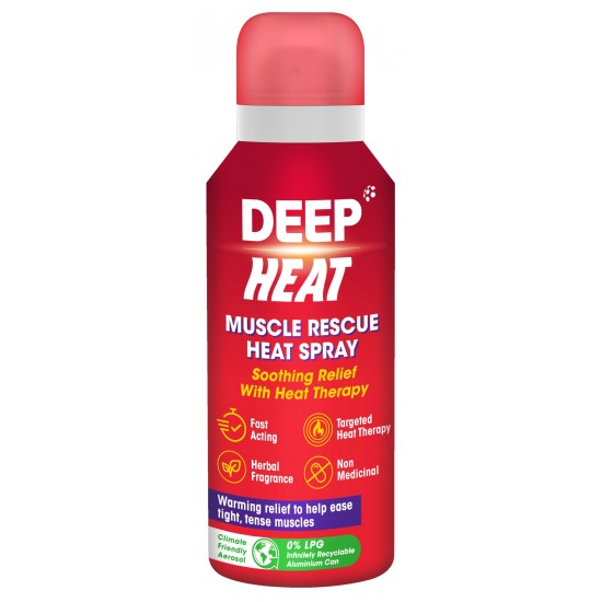 Deep Heat Muscle Rescue Heat Spray 72.5ml [GSL] (Special Offer)