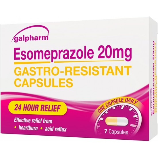 Galpharm Esomeprazole Gastro Resistant Tabs 7's