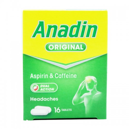 Anadin Original 325mg Caplets 16's [GSL]