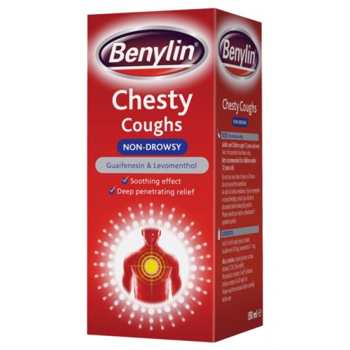 Benylin Adult Cough Syrup 150ml Chesty [GSL]