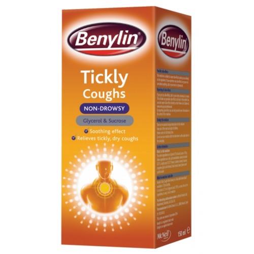 Benylin Adult Cough Syrup 150ml Tickly [GSL]