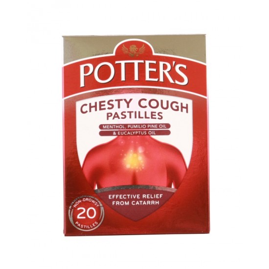 Potters Cough Pastilles 20's Chesty