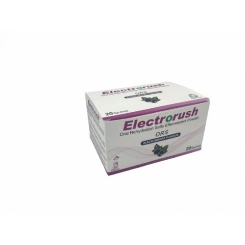 Electrorush ORS Sachets 20's Blackcurrant
