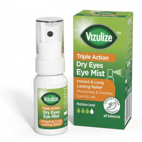 Vizulize Triple Action Dry Eyes Eye Mist 10ml