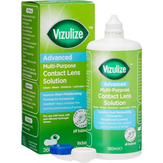 Vizulize Advanced Multi-Purpose Contact Lens Solution 360ml