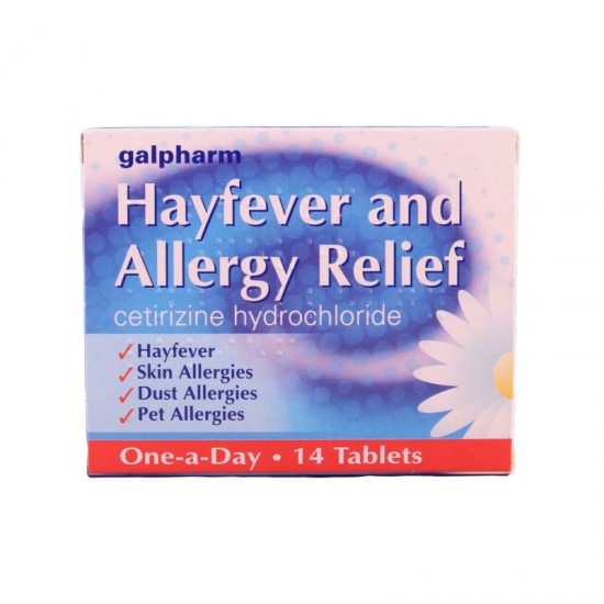 Galpharm Hayfever & Allergy Relief 14's (Cetirizine)