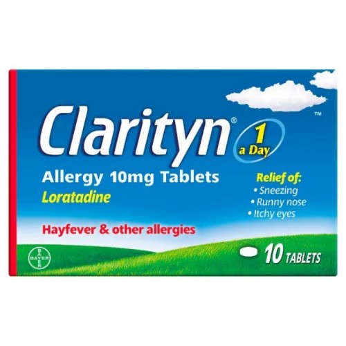 Clarityn Allergy 10mg Tablets 10's [GSL]