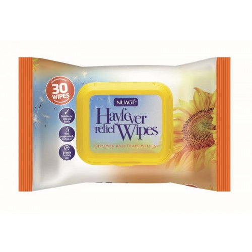 Nuage Hayfever Relief Wipes 30's