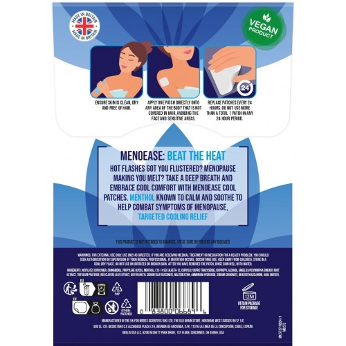 Bloom Women's Wellness Patches Menoease - Beat The Heat 6's