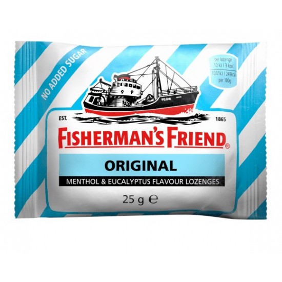 Fisherman's Friend Lozenges 25g Original No Added Sugar (blue)
