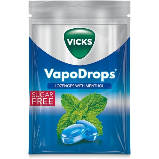 Vicks Sugar Free VapoDrops Lozenges 72g Menthol 