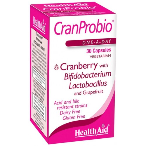 Healthaid Cranprobio (Cranberry Probiotic 5 Billion) 30's (D)