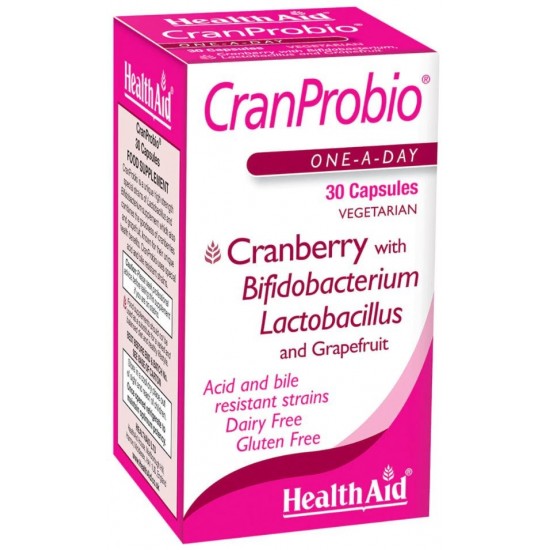Healthaid Cranprobio (Cranberry Probiotic 5 Billion) 30's (D)