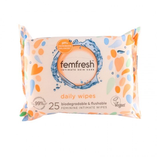 Femfresh Daily Wipes 25's