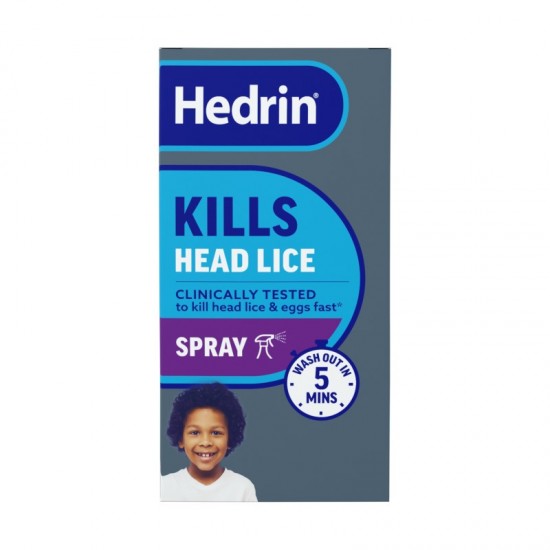 Hedrin Kills Head Lice Spray 60ml