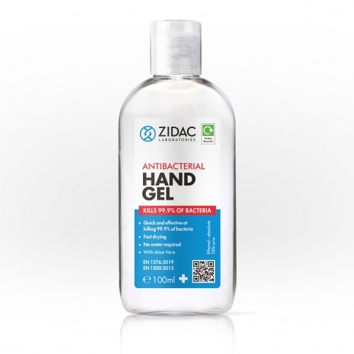 Zidac 70% Alcohol Antibacterial Hand Gel 100ml (Special Offer)