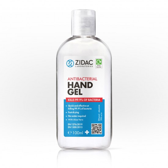 Zidac 70% Alcohol Antibacterial Hand Gel 100ml (Special Offer)