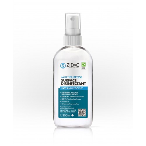 Zidac Multipurpose Surface Disinfectant Spray Pump 100ml
