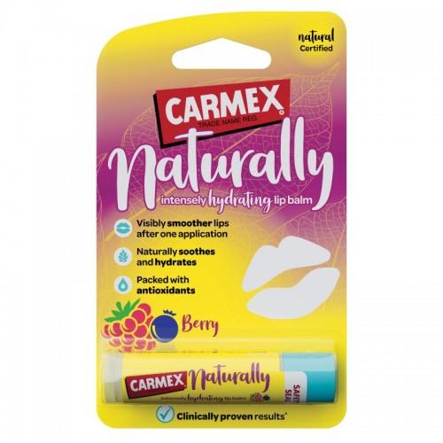 Carmex Lip Balm Stick 4.25g Naturally Berry (D)