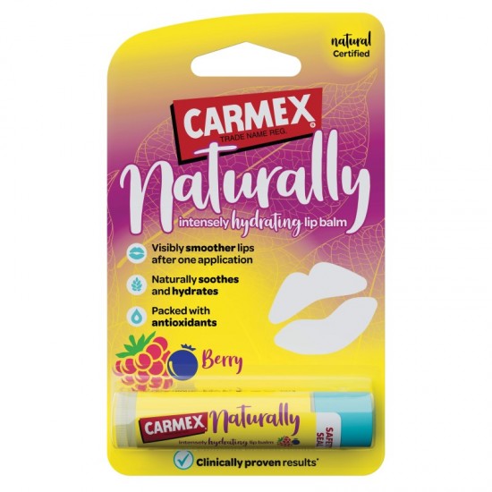 Carmex Lip Balm Stick 4.25g Naturally Berry (D)