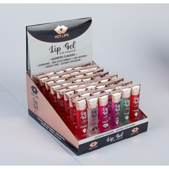 Hot Lips Lip Gel with Vitamin E Assorted (LG004)