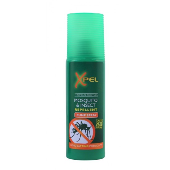 Xpel Mosquito & Insect Repellent Pump Spray 120ml (green)