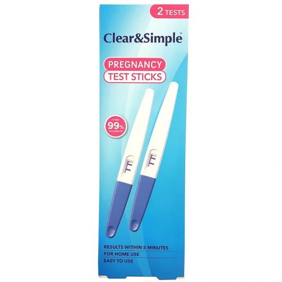 Clear and Simple Pregnancy Test - 2 Test