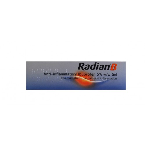 Radian B Ibuprofen 5% Gel 30g [GSL]