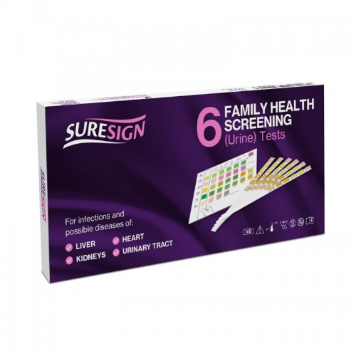 Suresign Health Check-Up Urinary  Analysis Test Strips 6's