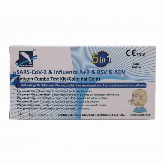 Deep Blue Influenza 5 in 1 Test (O)