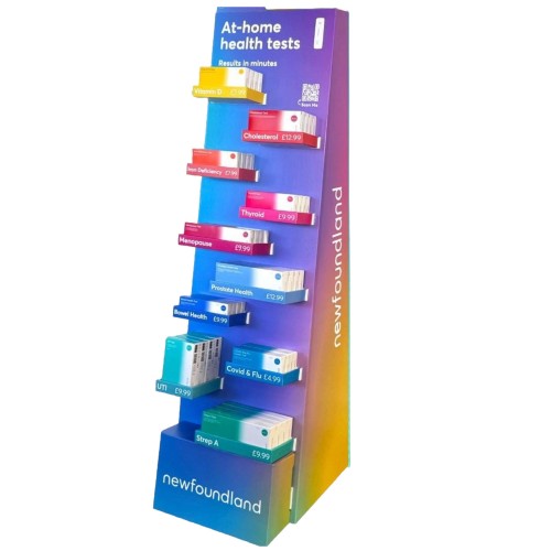 Newfoundland Floor Standing Display with Stock