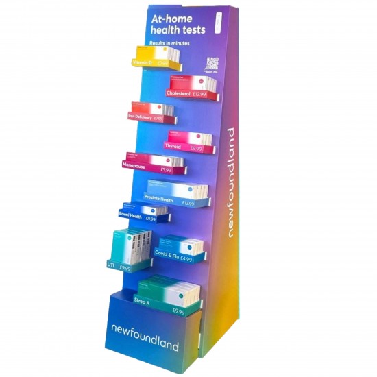 Newfoundland Floor Standing Display with Stock