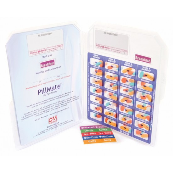 PillMate Monthly Disposable Pill Boxes 50 (20014)