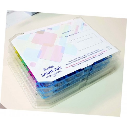 Smart Pak Weekly Disposable Pill Boxes 50 Large (40011)