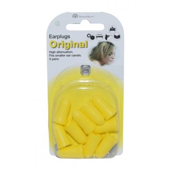 SwedSafe Earplug 5pairs Original Small