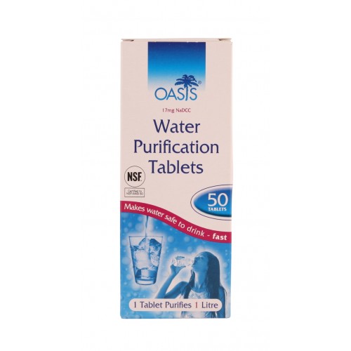 Oasis Water Purification Tablets 50's