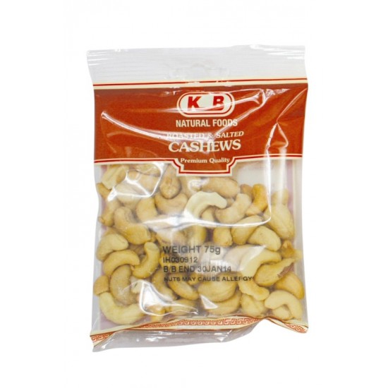 KB Nut Bags 55g Cashews Salted