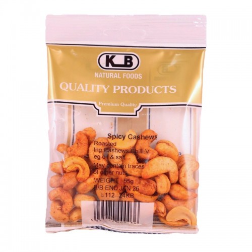 KB Nut Bags 55g Cashews Spicy