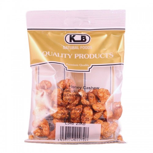KB Nut Bags 55g Cashews Honey Roasted