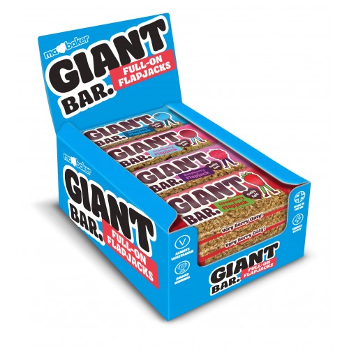 Ma Baker Giant Flapjack Bar Assorted 90g Berry