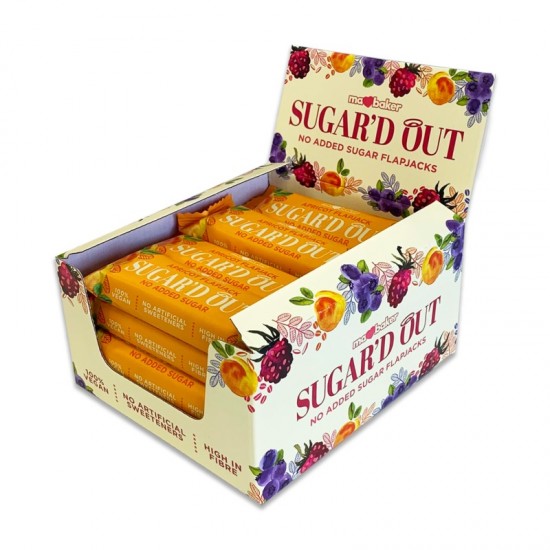 Ma Baker Sugar'd Out Flapjack Bar 50g Apricot