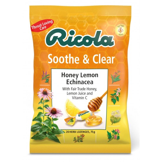 Ricola Bags 75g Lemon & Echinacea