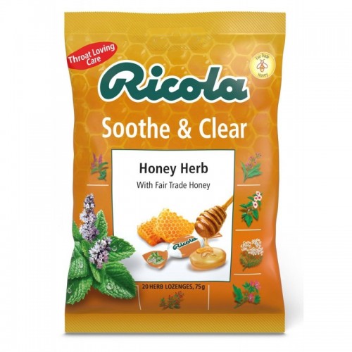 **Ricola Bags 75g Honey Herb
