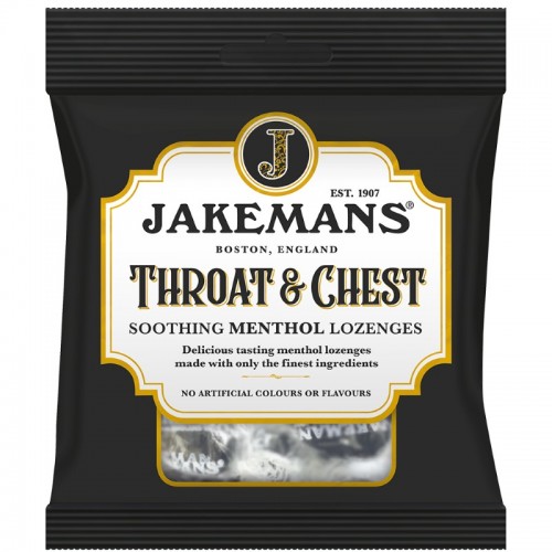 Jakemans Soothing Menthol Lozenges 73g Throat & Chest (Special Offer)