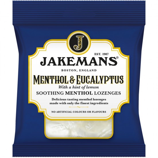 Jakemans Soothing Menthol Lozenges 73g  Menthol & Eucalyptus