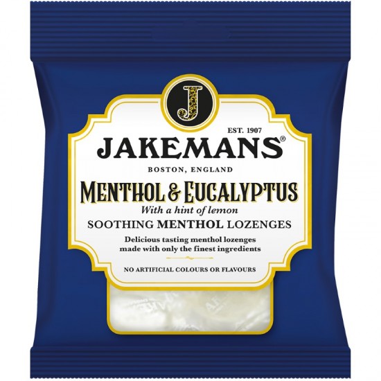 Jakemans Soothing Menthol Lozenges 73g Menthol & Eucalyptus (Special Offer)