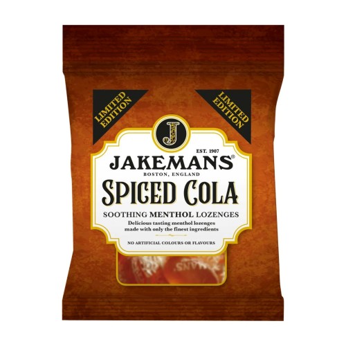 Jakemans Soothing Menthol Lozenges 73g  Spiced Cola (O)