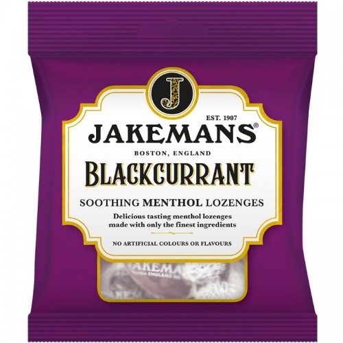 Jakemans Soothing Menthol Lozenges 73g Blackcurrant (Special Offer)