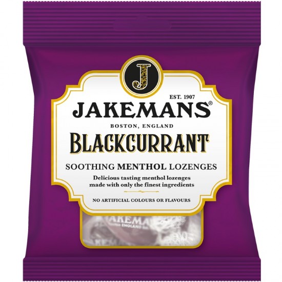 Jakemans Soothing Menthol Lozenges 73g Blackcurrant (Special Offer)