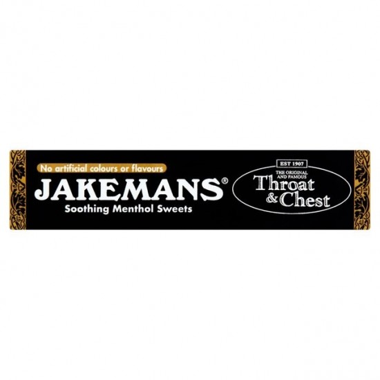 Jakemans Soothing Menthol Sweets 10's Throat & Chest (stick)